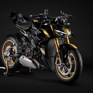 Ducati Streetfighter V4 100, 2026, 5K, 8K, Dark background, Ducati Streetfighter V4