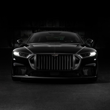 Brabus Bodo, Dark background, 5K, Black cars