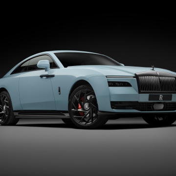 Rolls-Royce Black Badge Spectre, 2026, 5K, 8K, Dark background