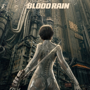 Stellar Blade: Blood Rain, Evie iPhone wallpaper 5K