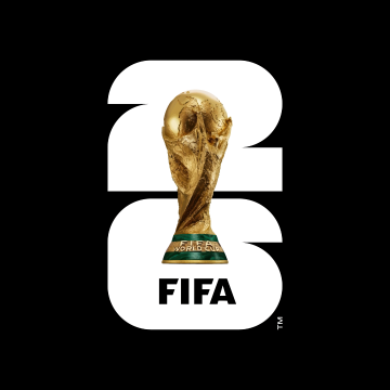FIFA World Cup 2026 Logo, Black background