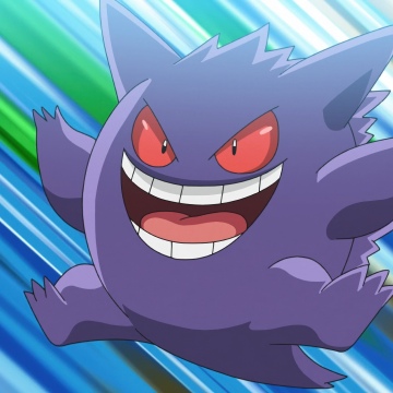 Gengar, Pokémon, Purple, Ghost