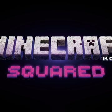 A Minecraft Movie: Squared, Logo, 2027 Movies, Black background, 5K