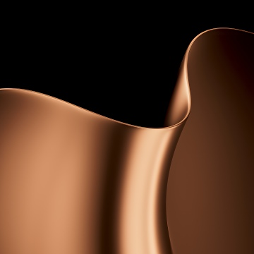 Microsoft Surface, Stock, 5K, Black background, Abstract Waves, Bronze, Satin, Elegant, Microsoft Surface Pro