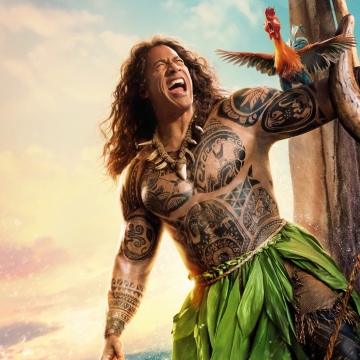 Dwayne Johnson, Maui, Moana (2026), 5K, 2026 Movies