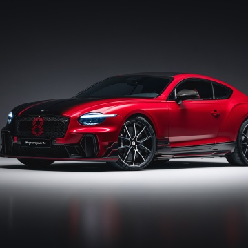 Bentley Continental GT Supersports, Mulliner, 2026, 5K, 8K, Red cars