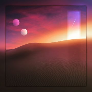 Desert, Tranquility, Sunset, Portal