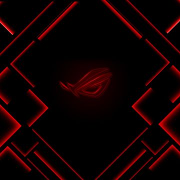 ASUS ROG, Ambient lighting, Red lighting, Dark background, Dark aesthetic, Dark red