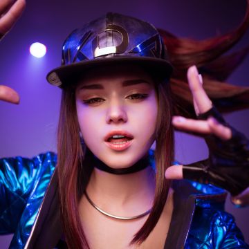 KDA Akali, Shirogane sama, Cosplay, 5K