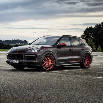 Porsche Cayenne Turbo, Black Box-Richter, Custom tuning, 5K, 8K, 2020