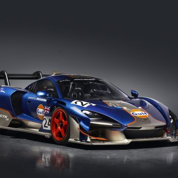 McLaren Senna GTR LM, Gulf car, 5K, 2020