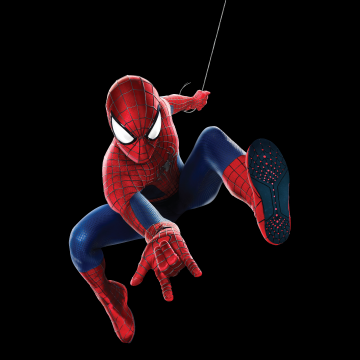 Spider-Man, Marvel Superheroes, Black background, Spiderman