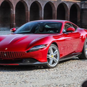 Ferrari Roma, 2021, Sports cars, 5K