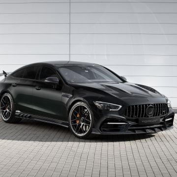 Mercedes-AMG GT 63 S 4MATIC+ 4-Door Coupe, TopCar, 2020, White background, 5K