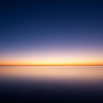 Sunset, Beach, Beautiful, Scenery, Ocean, Clear sky, Horizon, Seascape