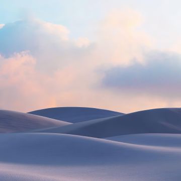 Windows 10X, Sand Dunes, Desert, Landscape, Evening, Microsoft Surface