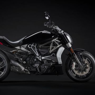 Ducati XDiavel S, Black bikes, Cruiser motorcycle, 2021, Dark background, 5K