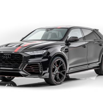 Audi RS Q8, Mansory, White background, 2020