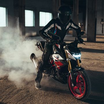 BMW G310R, Biker, Drift, 2021