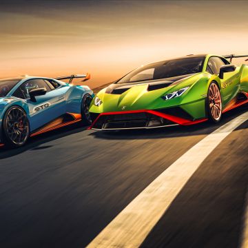 Lamborghini Huracán STO, Race track, 2021, 5K