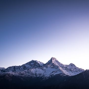 Poon Hill, Nepal, Himalayas, Hill Station, Snow covered, Mountain range, Glacier, Peaks, Mountain View, 5K