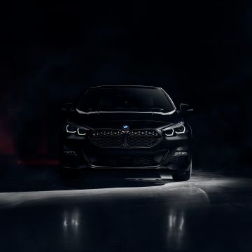 BMW 220d Gran Coupé M Sport, 8K, Black Edition, BMW 2 Series, Dark background, 2021, 5K, AMOLED