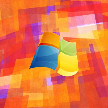 Windows logo, Windows XP, Colorful background, Abstract background