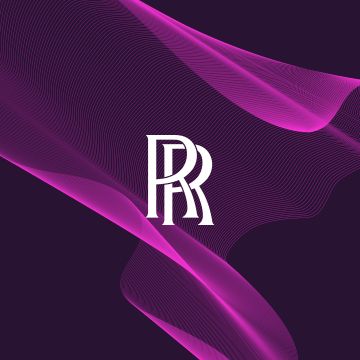 Rolls-Royce, Purple background, Logo