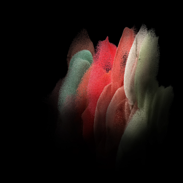 Samsung Galaxy S21, AMOLED, Stock, Particles, Magenta, Black background