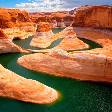 Glen Canyon, Utah, United States, Colorado River, Lake Powell, OS X Mountain Lion, Stock, Western
