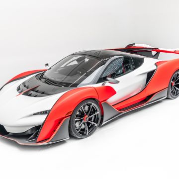 McLaren Sabre, MSO, White background, 2021, 5K, 8K