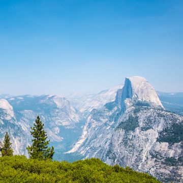 Valley De Yosemite, Yosemite National Park, Landmark, Landscape, Tourist attraction, Mountains, California, Viewpoint, Beautiful, 5K