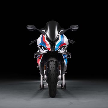 BMW M 1000 RR, Black background, Superbikes, 2021, 5K