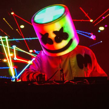 American DJ, Marshmello, Live concert