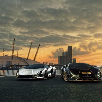 Lamborghini Sián FKP 37, Exotic car, 2021, 5K