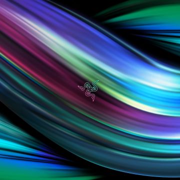 Razer, Swirls, Abstract background, Twisted, Colorful