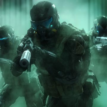 Crysis, Cloak Engaged, Warface, Shooter, Video Game, Fire Team, Nanosuit, Smoke