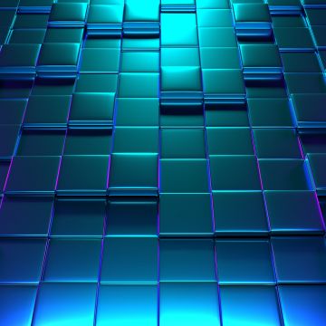 3D background, Texture, Geometric, Shapes, Pattern, Illustration, Metallic Blue, Purple