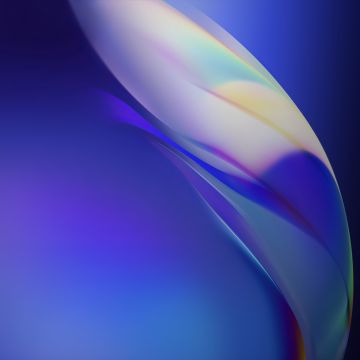 Blue gradient, Vivo NEX, Stock, Glassy