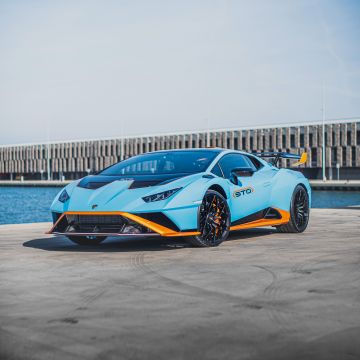 Lamborghini Huracán STO, Luxury cars, 2021