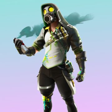 Fortnite, Toxic Tagger, Outfit, Skin