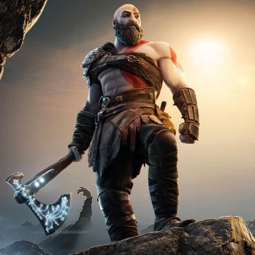 Kratos, Fortnite, God of War, Skin, Crossover