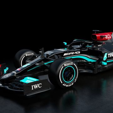 Mercedes-AMG F1 W12 E Performance, 2021, F1 2021, F1 Cars, Dark background, AMOLED