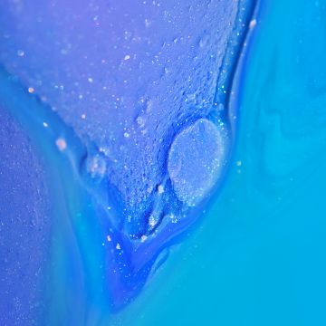 Vivo Stock, Blue gradient, Macro, Android 10