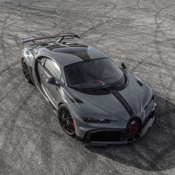 Bugatti Chiron Pur Sport, Black cars, 5K, 8K