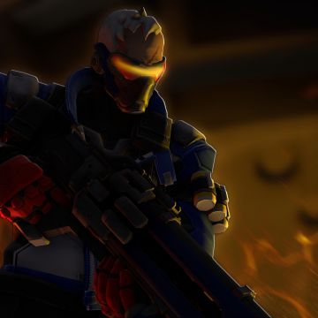 Soldier 76, Artwork, Overwatch