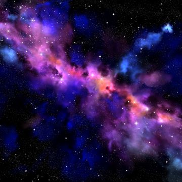 Galaxy, Milky Way, Stars, Deep space, Colorful, Astronomy, Nebula