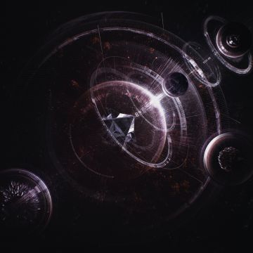 Vortex, Black hole, Astronomy, Dark background, Universe, Planets