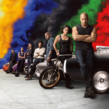 Fast & Furious 9, Vin Diesel, Jordana Brewster, Ludacris, Michelle Rodriguez, Tyrese Gibson, Nathalie Emmanuel, 2021 Movies, Action movies, 5K, 8K