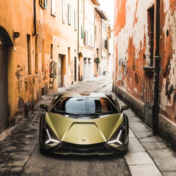 Lamborghini Sián FKP 37, Hybrid Supercar, Sports cars, 2021